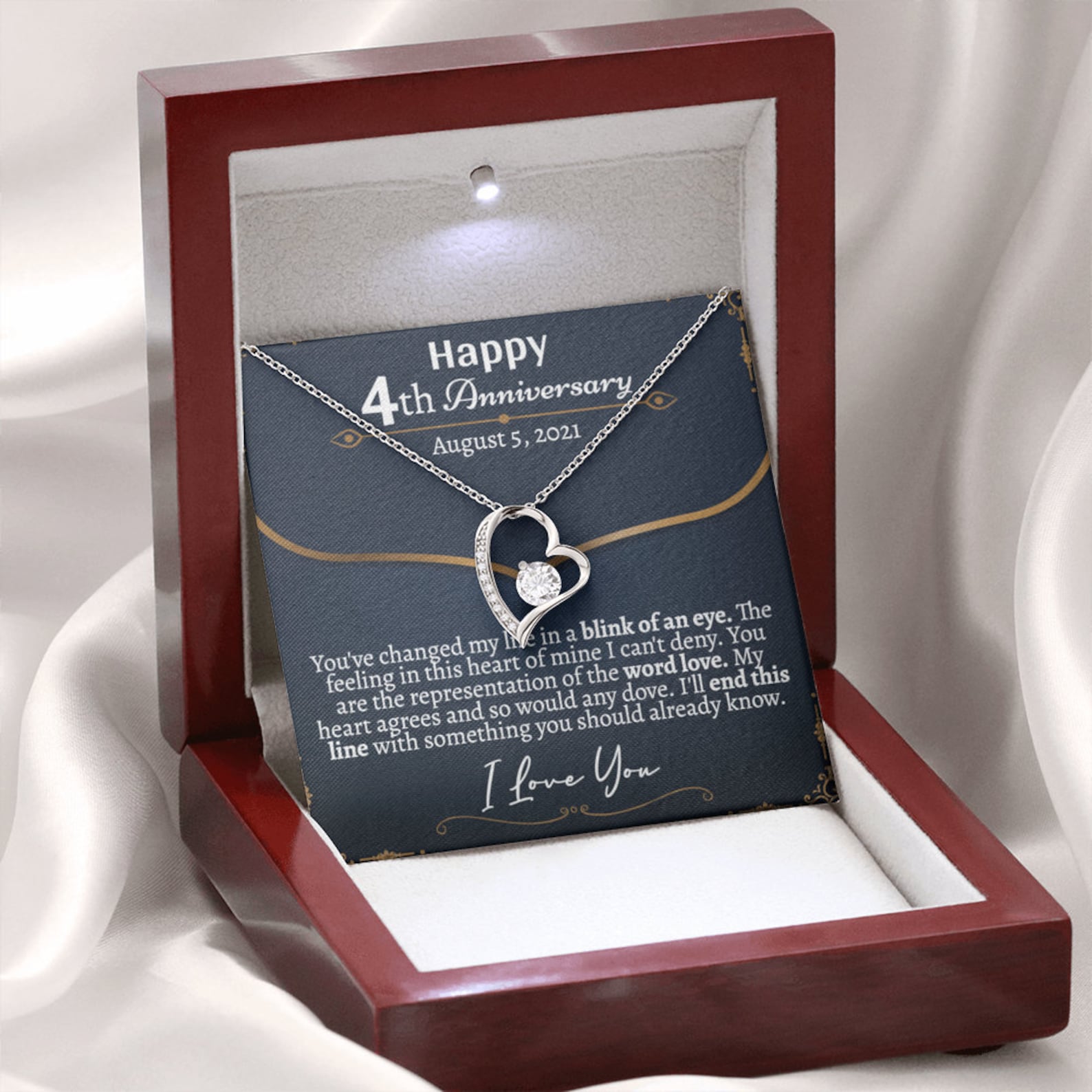 4 Year Anniversary Gifts for Her Unique 4th Wedding Etsy UK