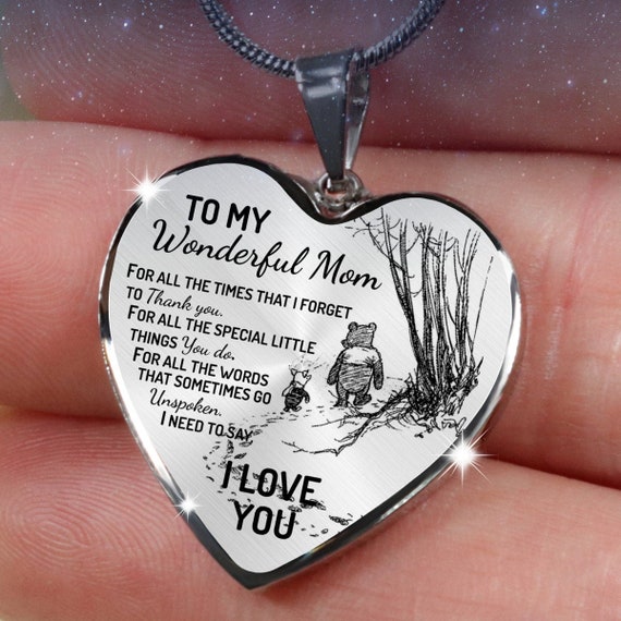 to my mom necklace