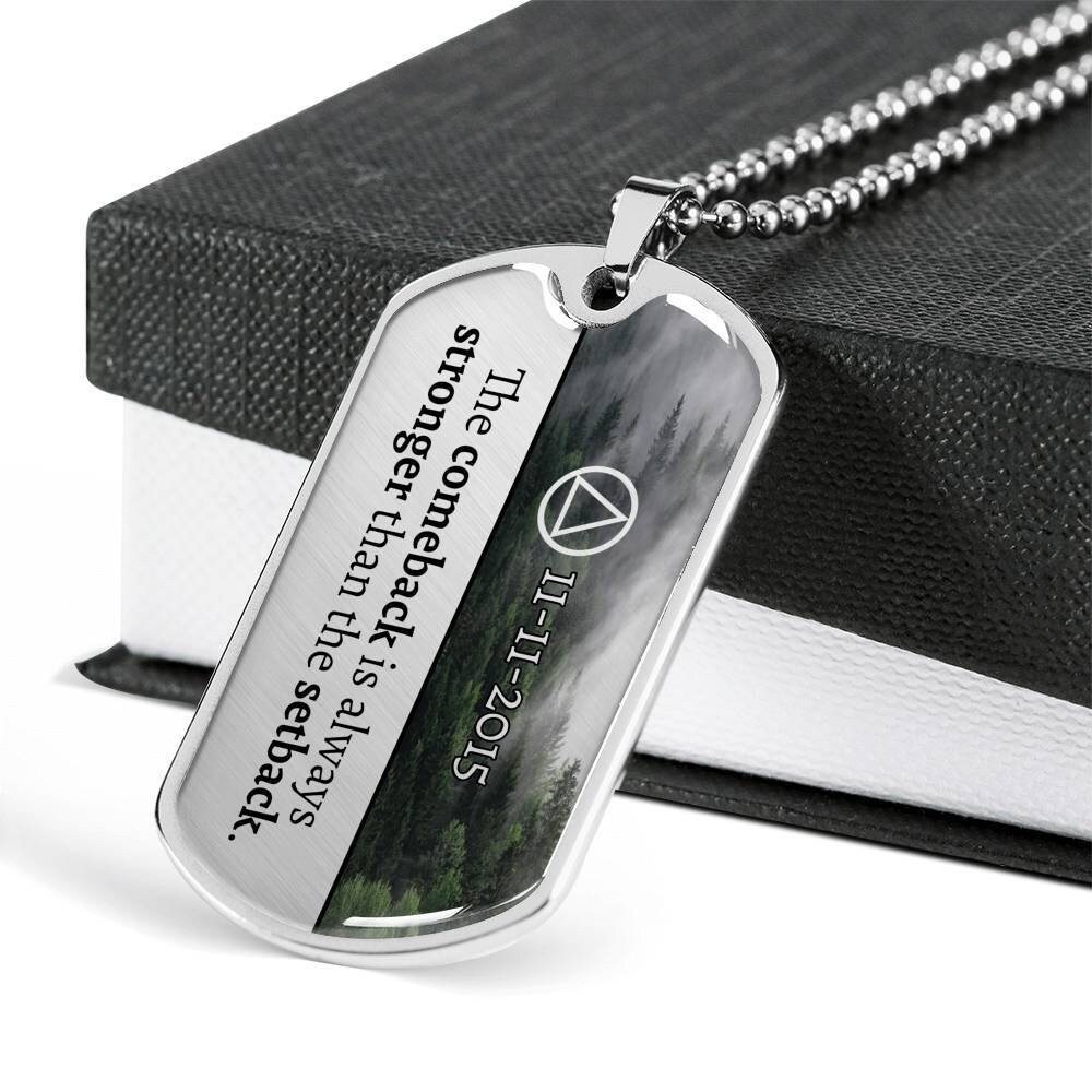 Sobriety Anniversary Gift Sober Recovery AA Anniversary Etsy