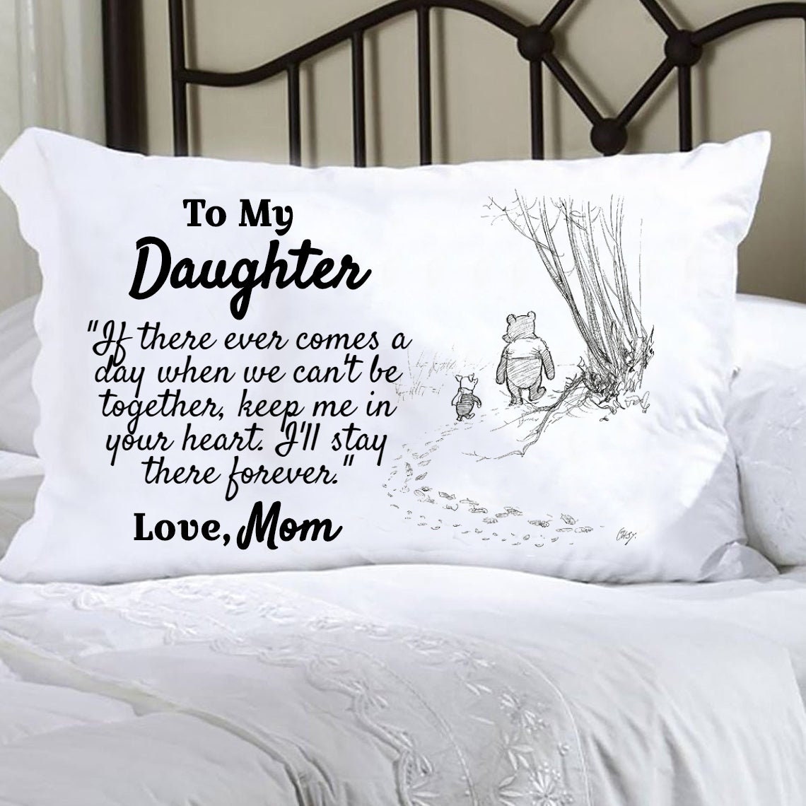 Daughter Pillow Case from Mom Gift for Daughter Pillow Etsy