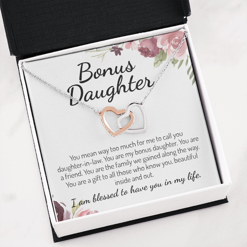 Bonus Daughter Gift Bonus Daughter Necklace Gifts for Bonus Etsy