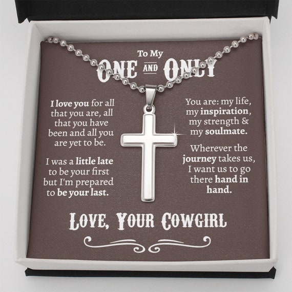 Country Boyfriend Necklace Gift for Country Boyfriend Gift Etsy