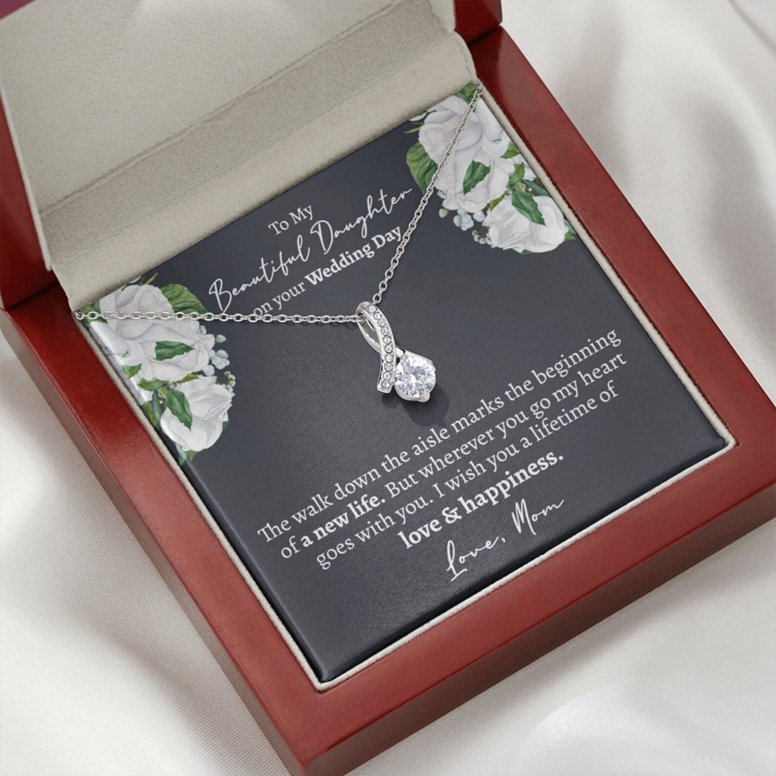 Gift From Mother to Daughter on Wedding Day Bridal Shower Etsy