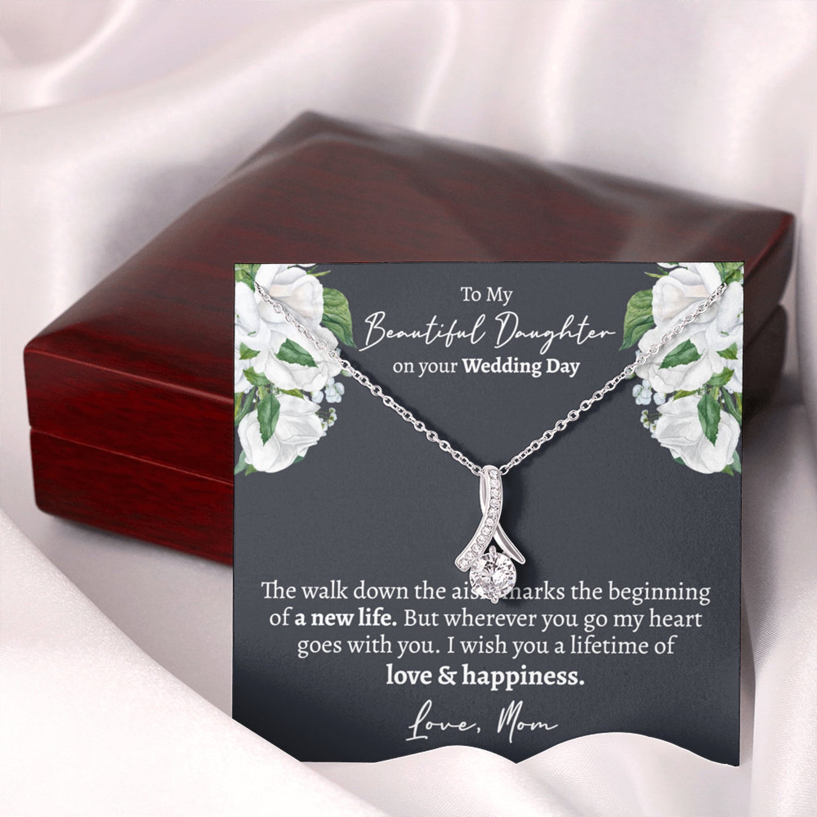 Gift From Mother to Daughter on Wedding Day Bridal Shower Etsy