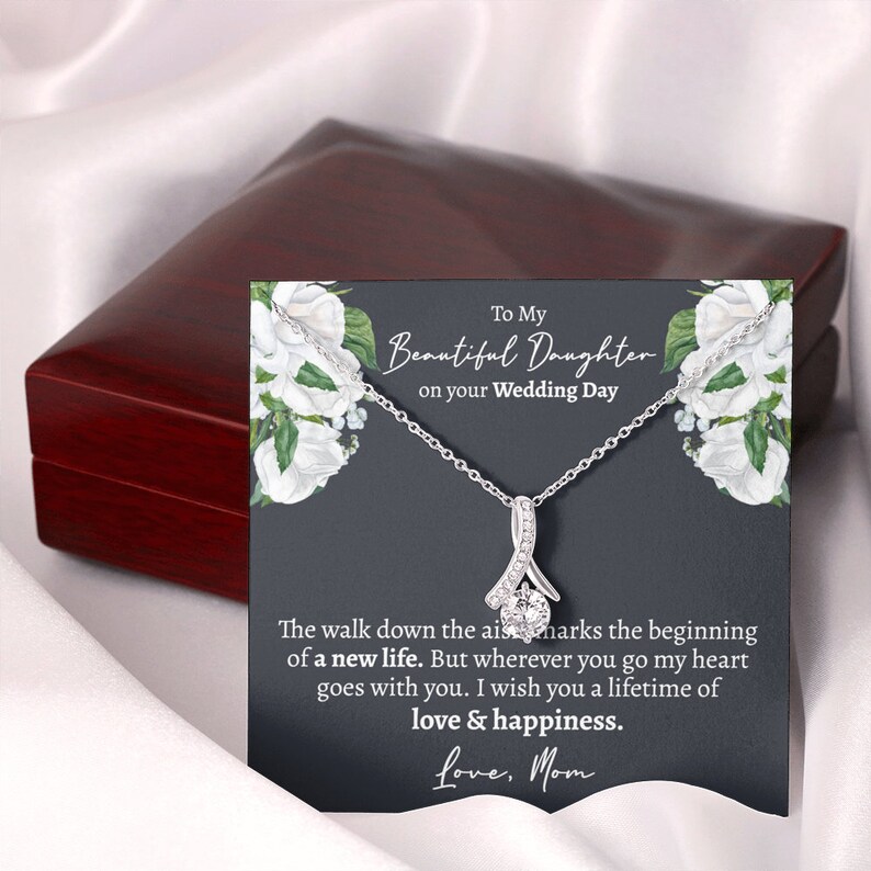 Gift From Mother to Daughter on Wedding Day Bridal Shower Etsy