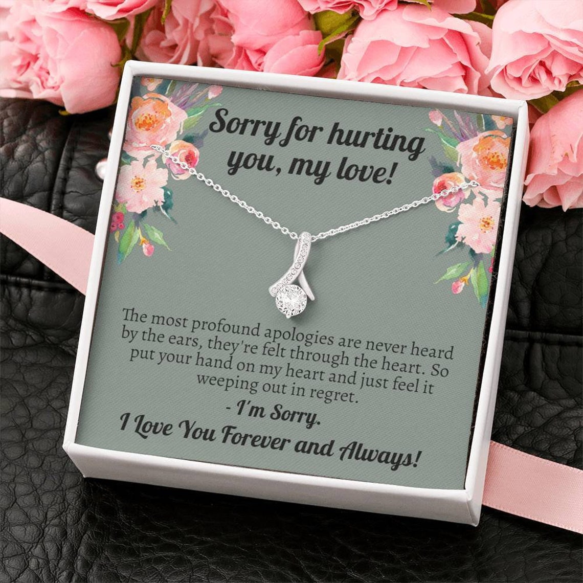 Left Apology Gifts Floral Font Messages For Her Touching Herself My