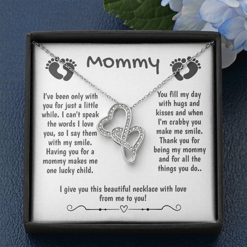 Baby to Mom Gift New Mom Necklace Gift for Mom From Baby Etsy