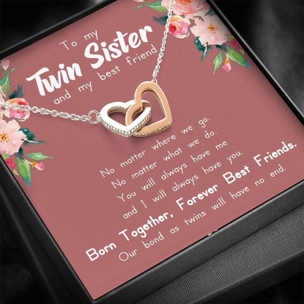 Zwillingsschwester Geschenk meine Zwillingskette Geschenk Etsy