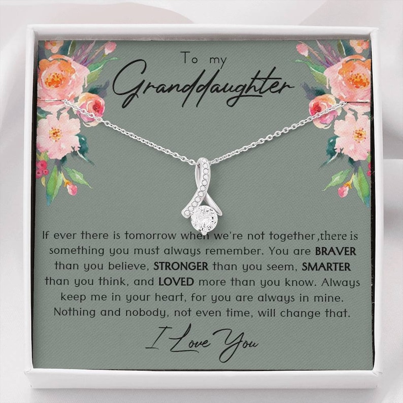 Granddaughter Gift from Grandparents Gift for Granddaughter Etsy