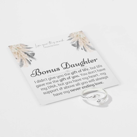 Bonus Daughter .925 Sterling Silver Hug 