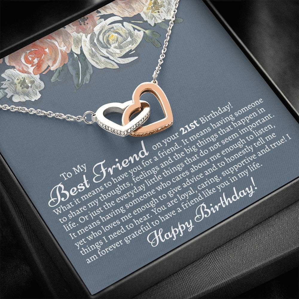 Bedeutungsvolle 21. Geburtstagskette Geschenk für die beste Etsy