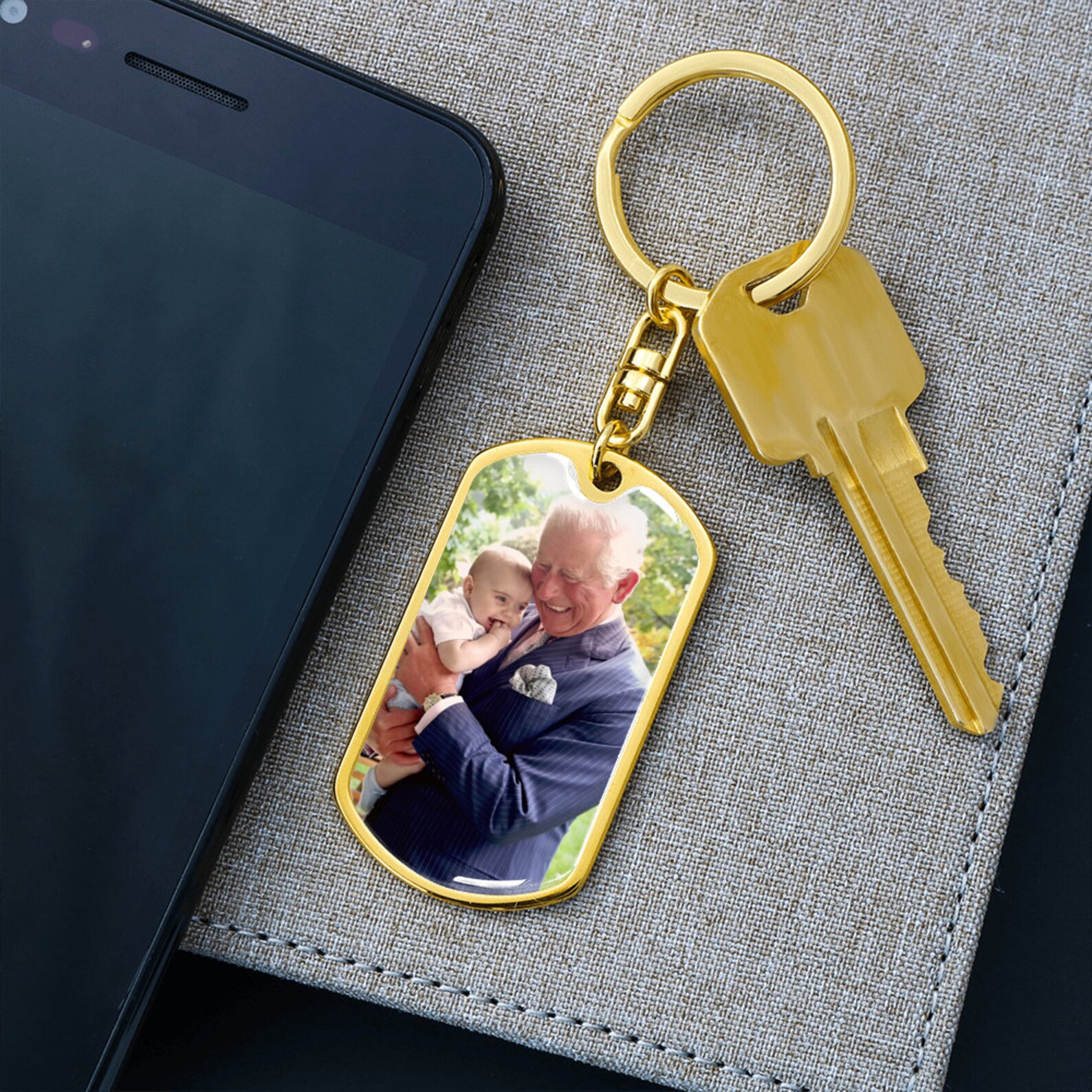 Memorial Keychain with Picture Memorial Keychain Keepsake In Etsy