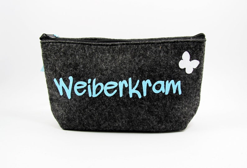 Cosmetic Bag Felt White Stuff - 