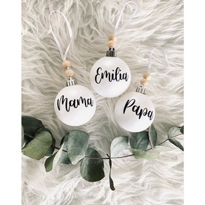 Personalized Christmas bauble Christmas tree ornament
