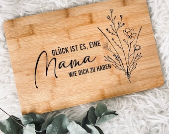 Personalized wooden board Mother's Day Mum Mami cutting board Vesper board breakfast board
