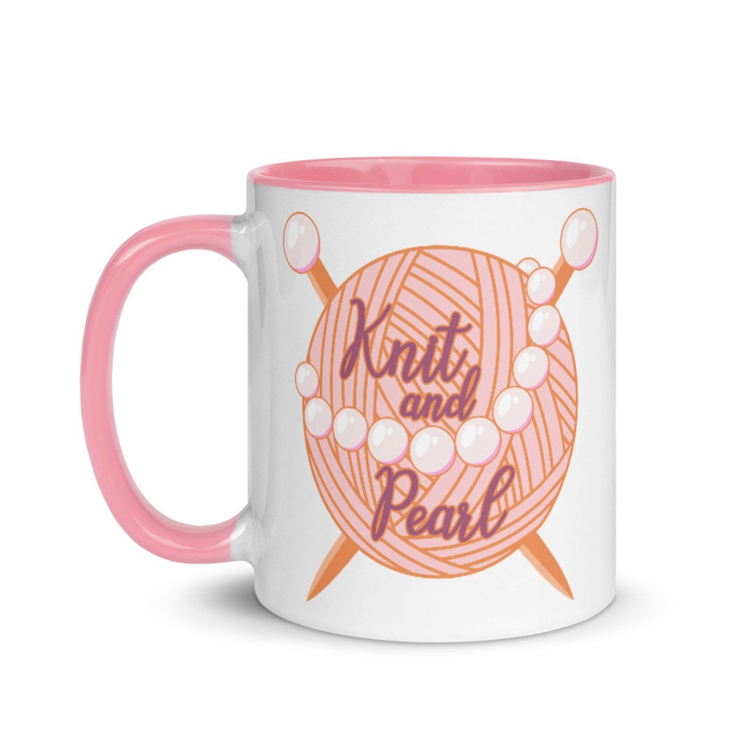 Make-up-Tasche Mit Strick-Motiv - Häkel-Geschenk Für Strick-Fans, 25x17 Cm - Lustiges Geschenk Für Handarbeits-Liebhaber