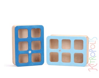 Dashotel in nature and blue - Cuddly toy organizer with plenty of storage space from Kitropolis