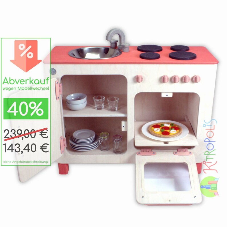 Daskocht the play kitchen in pink by Kitropolis image 3