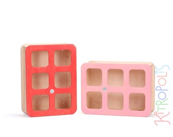 Thehotel in nature and pink - Cuddly toy organizer with plenty of storage space from Kitropolis