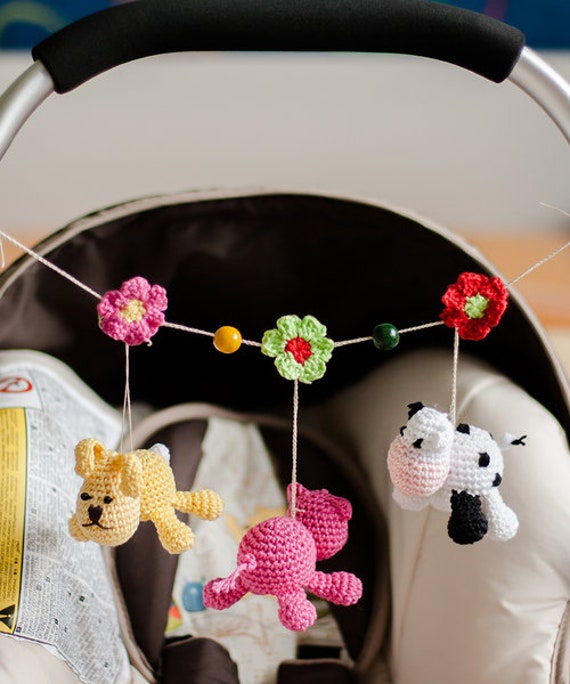 Mobile-Bauernhof fr Kinderwagen bzw. Babyschale - Etsy.de