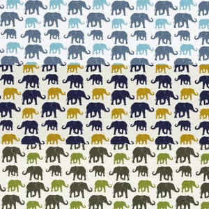 Jersey cotton jersey &quot;elephants&quot; selection Swafing