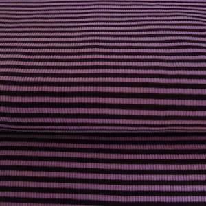 Ringelbündchen Knitting Cuff &quot;Brombeer&quot; Hilco