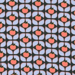 Sweat Sweat tessuto "Sweet Apple" Blu-Arancio Swafing