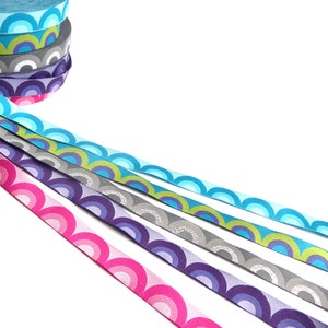 Webband Trimming "Retro Waves" 13 mm Selezione Janea