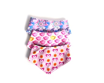 Echarpe bébé foulard triangulaire "Sweetie" Sélection Rosé 6-12 mois