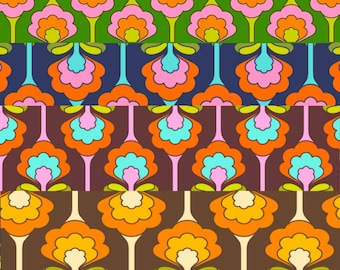 Jersey fabric "Blooms" Floral Organic Lillestoff selection