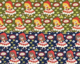 Jersey fabric cotton jersey "Little Red Riding Hood" color choice Joy Ökotex