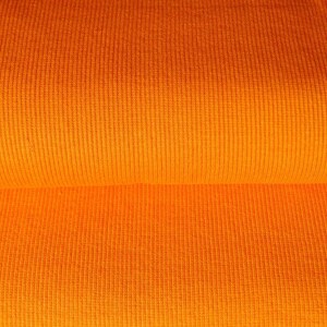Bündchen Rippstrick &quot;Orange&quot; Hilco