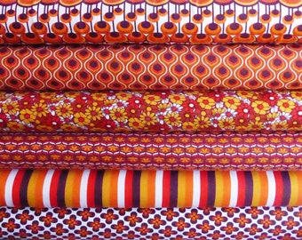 Cotton jersey jersey fabric "Retro Collection 2022" red selection Stenzo