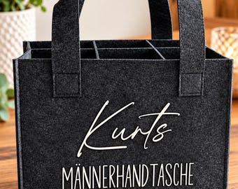 Filz-Flaschen-Tasche individuell personalisiert