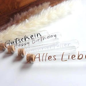 Geldgeschenk-Verpackung personalisiert aus Glas