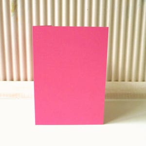 Doppelkarten Faltkarten pink - Blancokarten 160 g
