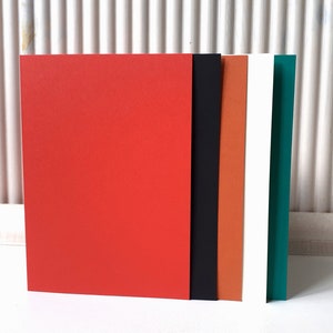 25 Doppelkarten Faltkarten A6 Weihnachtsfarben 5 x 5 Karten - Blancokarten