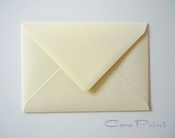 20 envelopes C6 for double cards A6 chamois