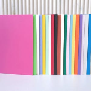 20 Doppelkarten Faltkarten A6 alle Farben - Blancokarten