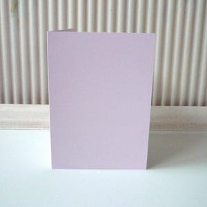 Doppelkarten Faltkarten flieder - Blancokarten 160 g