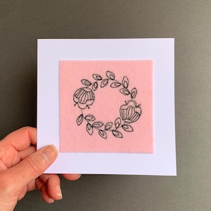 Greeting Card | Folk Flower III | Folk Art