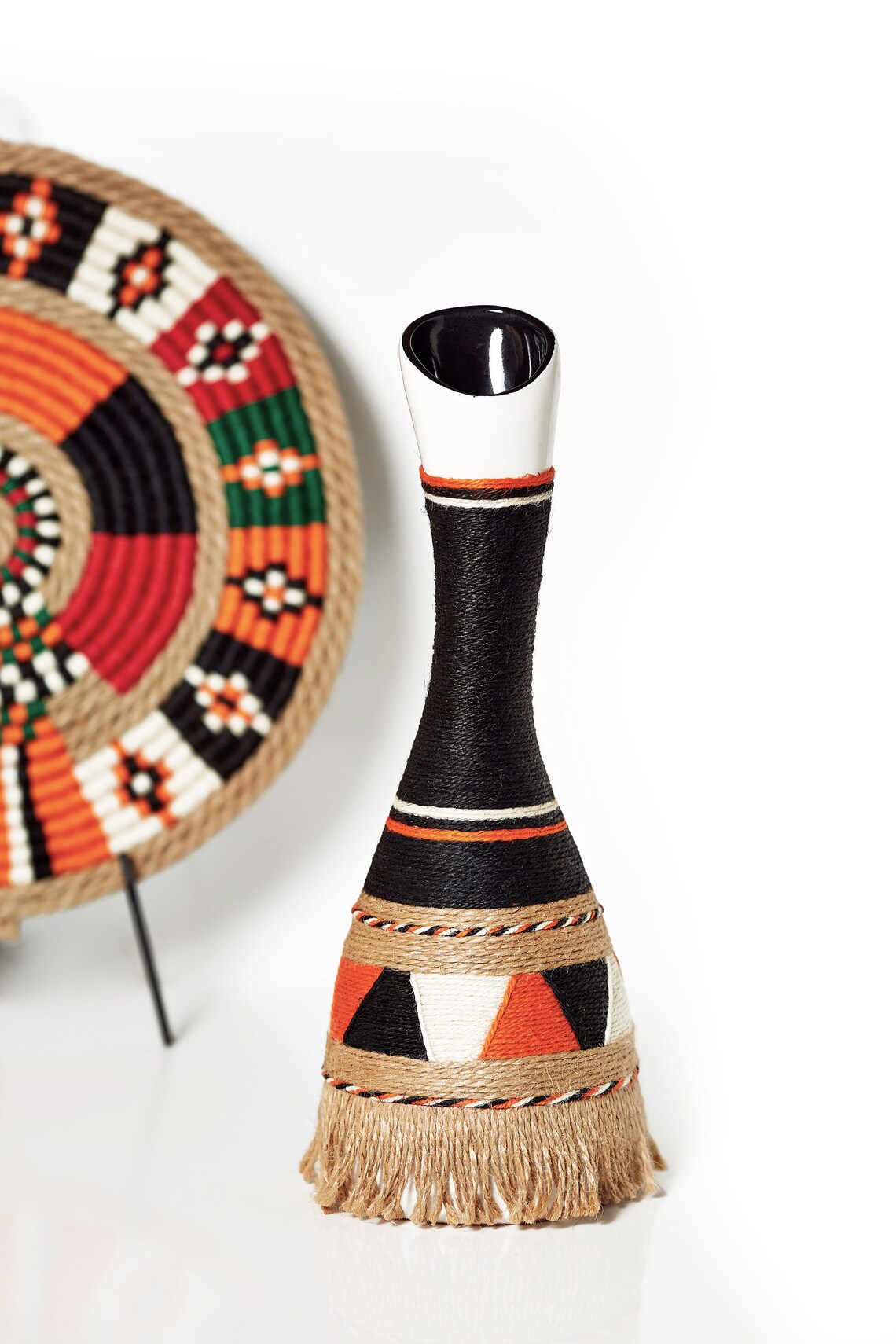 Kenya ethnic home decor set Samburu tribal art. African Etsy