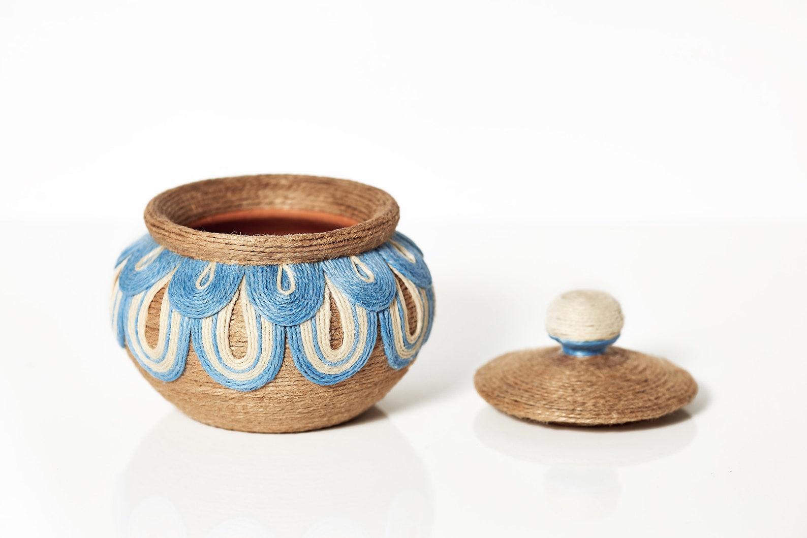 Ceramic pot with lid in hygge eco style lidded pottery Etsy