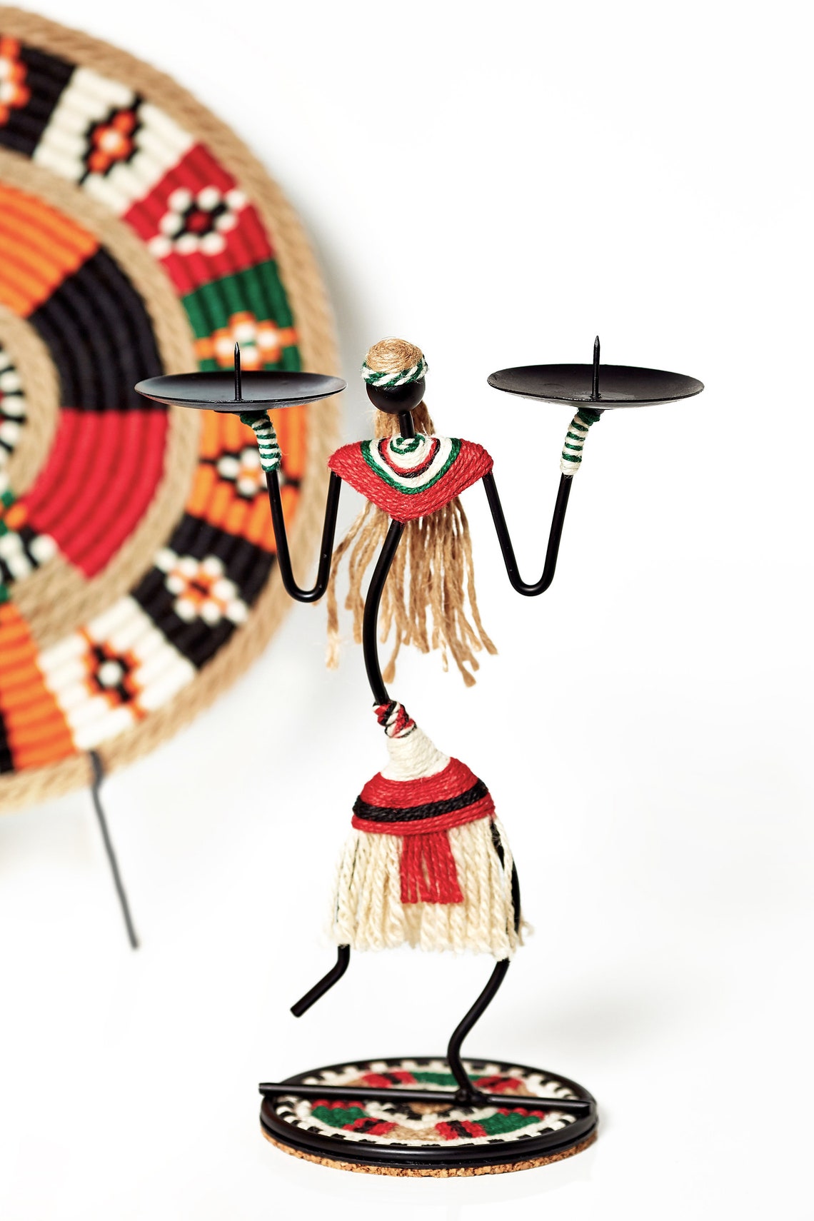 Kenya ethnic home decor set Samburu tribal art. African Etsy