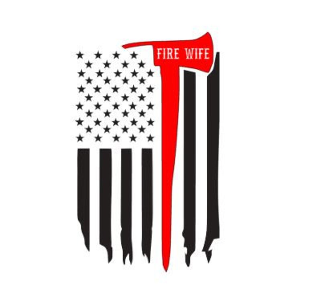 Wildland Firefighter/fire Wife Vinyl Decal *custom Text in Pulaski* - Etsy