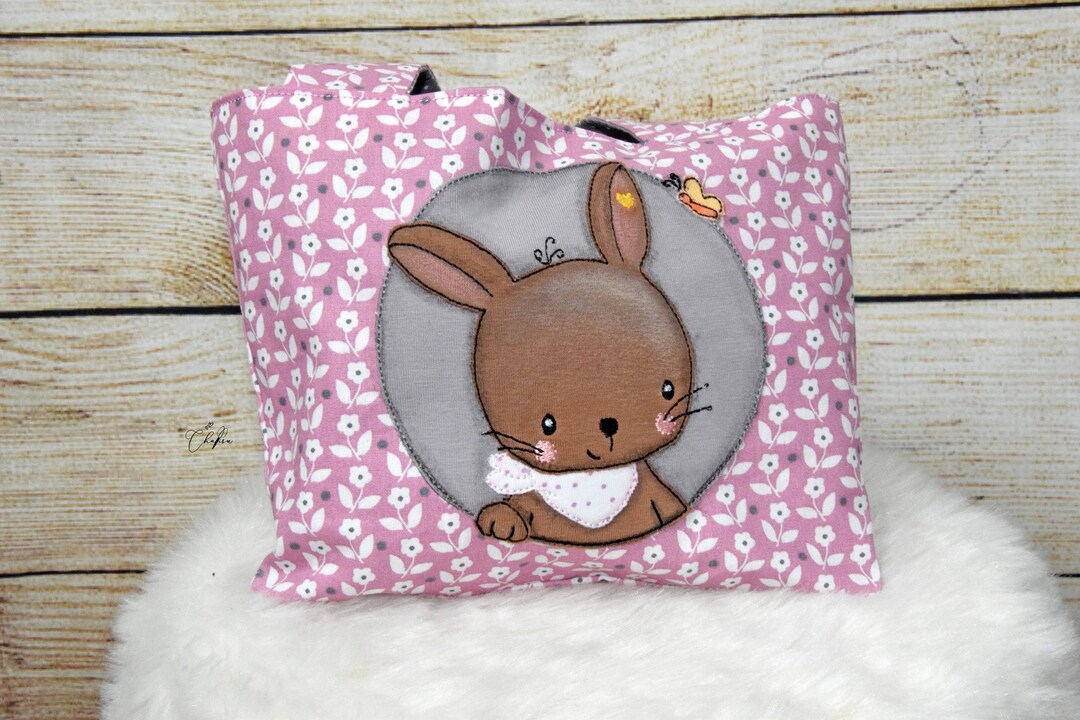 Embroidery File Button Rabbit Max - Etsy