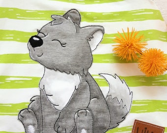 Archivo de bordado pequeño lobo