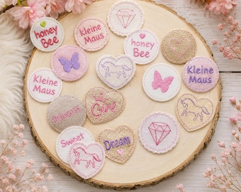 Embroidery file Labels Girls Set1