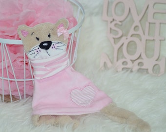Embroidery file ITH comfort blanket cat Susi