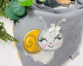 Embroidery file snail 1